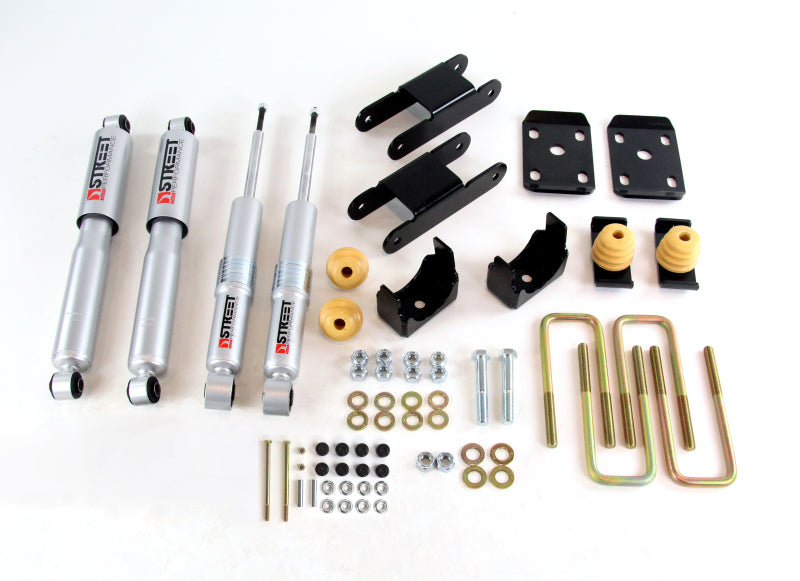 Belltech GM Colorado/Canyon Ext Cab Short Bed Lowering Kit w/ND II Shocks - 0-3in F/4in R Drop