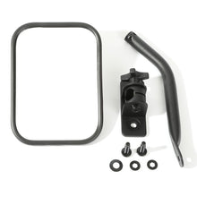 Load image into Gallery viewer, Rugged Ridge Jeep Wrangler Textured Black Rectangluar Quick Release Mirror Kit