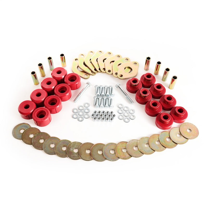 Rugged Ridge Body Mount Kit Poly 8 bushing Jeep Wrangler JK