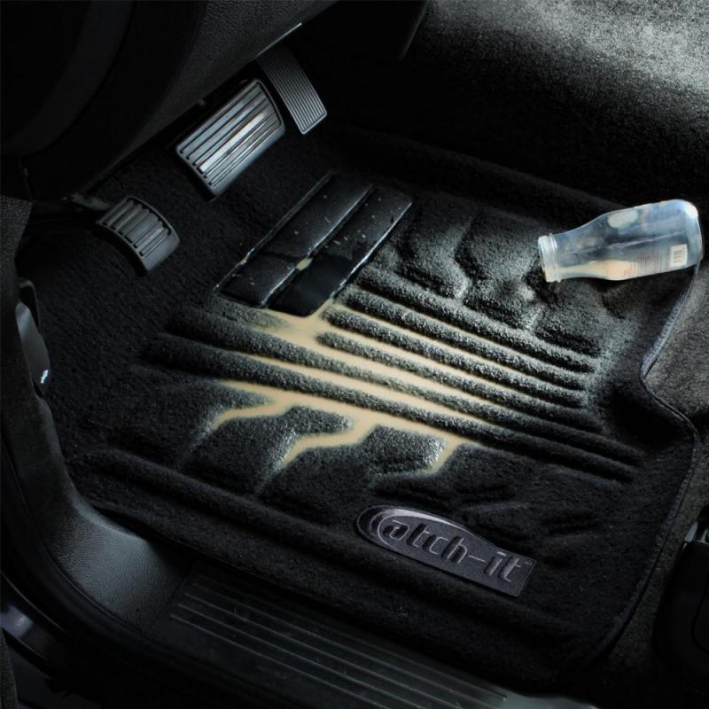 Lund Dodge Avenger Catch-It Carpet Rear Floor Liner - Black (2 Pc.)