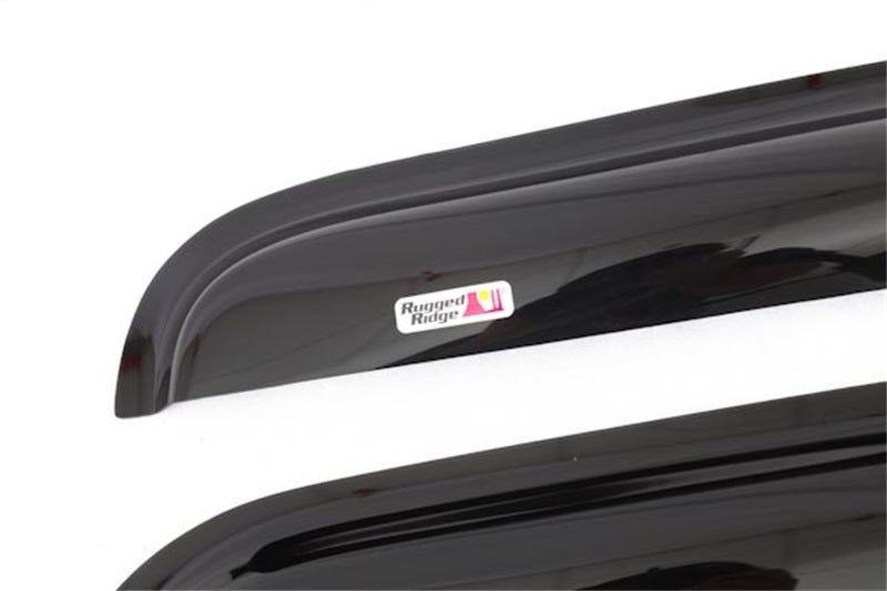 Rugged Ridge Window Rain Deflectors Jeep Wrangler JK