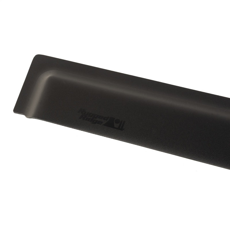 Rugged Ridge Window Visors Matte Black Jeep Wrangler JLU/JT