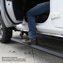 Load image into Gallery viewer, Go Rhino Jeep Wrangler 2dr E-BOARD E1 Electric Running Board Kit (No Drill) - Tex. Blk