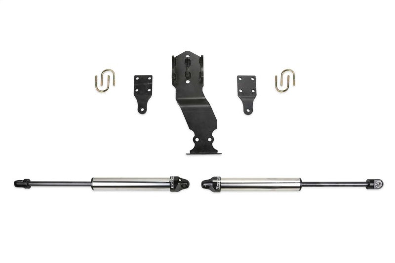 Fabtech 17+ Ford F250/F350 4WD Dual Steering Stabilizer System w/DL 2.25 Shocks