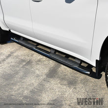 Load image into Gallery viewer, Westin Chevrolet Silverado/Sierra 1500 Crew Cab Non LD PRO TRAXX 5 Oval Nerf Step Bars - Black