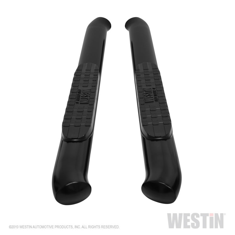 Westin 19+ Chevrolet Silverado / GMC Sierra 1500 Reg Cab PRO TRAXX 4 Oval Nerf Step Bars - Black