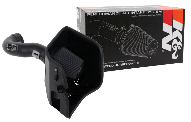 K&N Chevrolet Silverado 1500 5.3L V8 Black Performance Intake Kit
