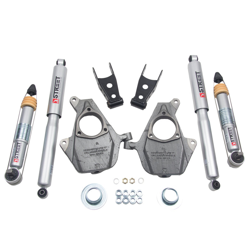 Belltech LOWERING KIT Chevy Silverado/Sierra All Cab 2in F / 2or3in R w/ Street Perf Shocks