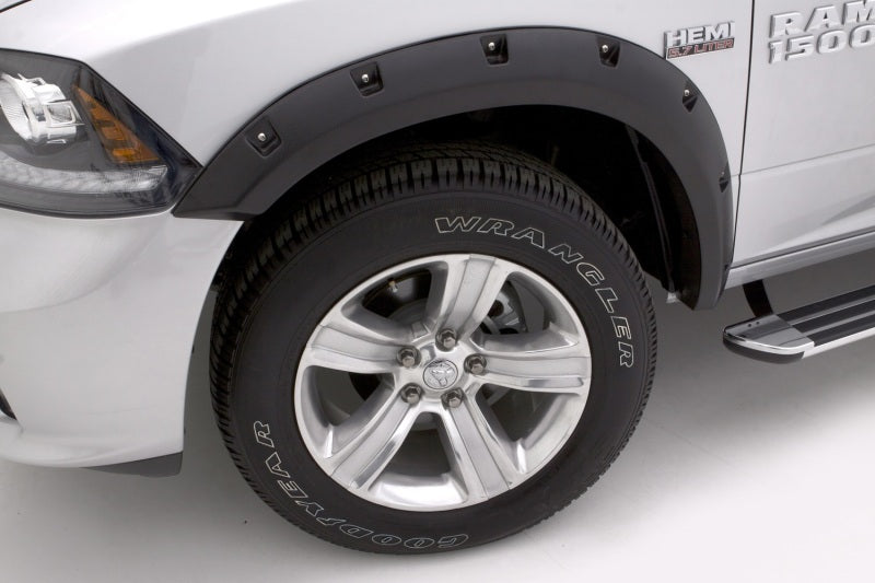 Lund Dodge Ram 1500 RX-Rivet Style Smooth Elite Series Fender Flares - Black (4 Pc.)