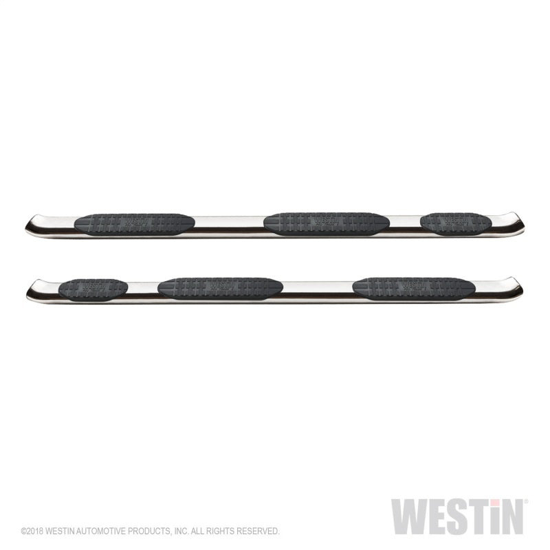 Westin 19+ Ram 1500 Quad Cab w/ 6.5ft Bed PRO TRAXX 5 W2W Oval Nerf Step Bars - Stainless Steel