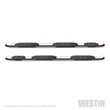 Load image into Gallery viewer, Westin 19+ Ram 1500 Quad Cab w/ 6.5ft Bed PRO TRAXX 5 W2W Oval Nerf Step Bars - Stainless Steel