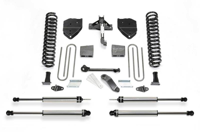 Fabtech 17+ Ford F250/F350 4WD Gas 4in Basic Sys w/Dlss Shks