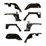 Rugged Ridge XHD Armor Fenders and Liner Kit Jeep Wrangler JKU 4-Door