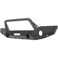 Load image into Gallery viewer, Westin 18+ Jeep Wrangler JL WJ2 Full Width Front Bumper w/Bull Bar Textured Black