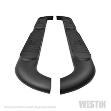 Load image into Gallery viewer, Westin 18+ Jeep Wrangler JLU 4dr Platinum 4 Oval Nerf Step Bars - Tex. Blk