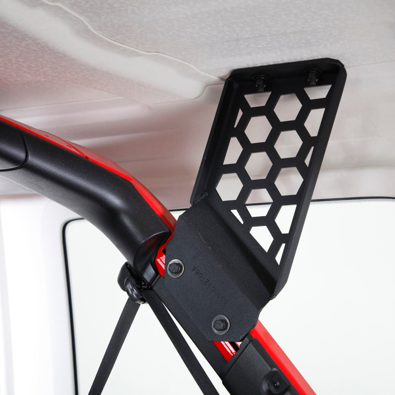 Go Rhino Jeep Wrangler JLU SRM Roll Bar Mount Kit - Tex. Blk