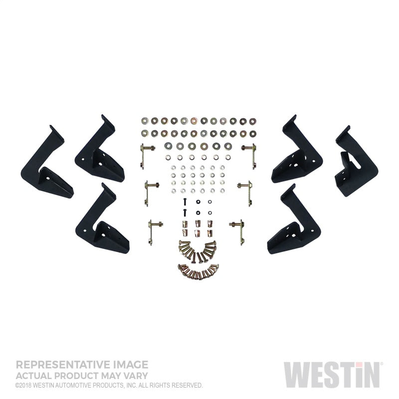 Westin 07+ Toyota Tundra DC HDX Stainless Drop Nerf Step Bars - Tex. Blk