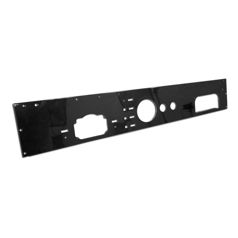 Rugged Ridge Dash Panel Pre-Cut Holes Black Jeep CJ