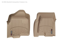 Load image into Gallery viewer, WeatherTech Chevrolet Silverado Crew Cab Front FloorLiner - Tan
