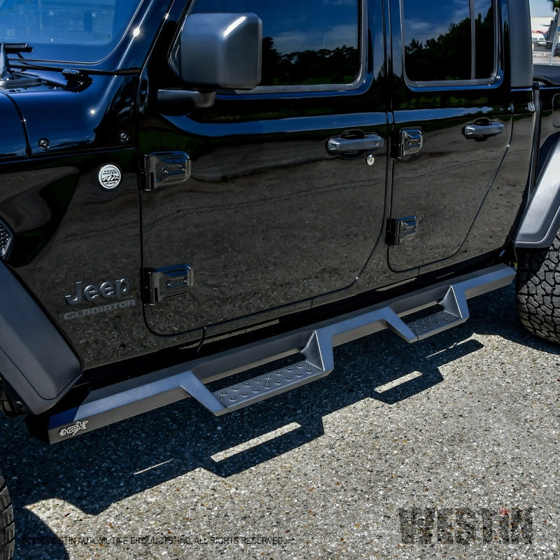 Westin Jeep Gladiator HDX Drop Nerf Step Bars - Textured Black
