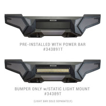 Load image into Gallery viewer, Go Rhino Toyota Tacoma Element Front Bumper with Fixed Light Bar Mount Textured Black