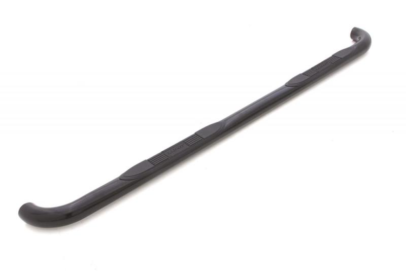Lund Chevy Silverado 1500 Double Cab 3In Round Bent Steel Nerf Bars - Black