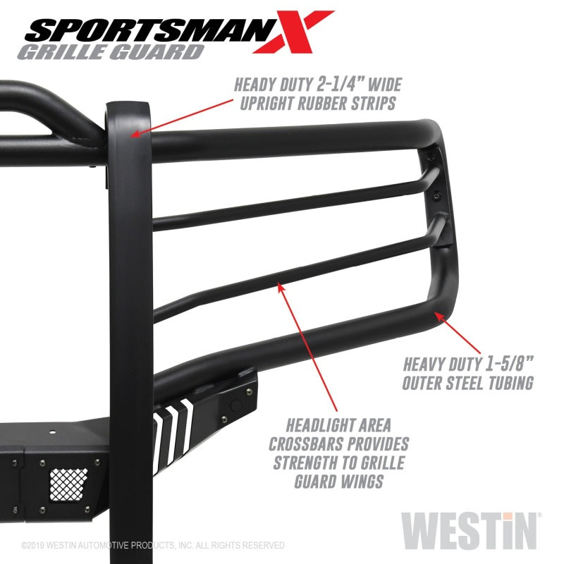 Westin 19+ Ram 1500 Sportsman X Grille Guard - Textured Black (Excluding Classic & Rebel)