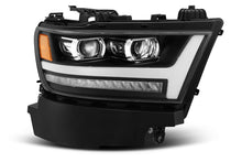Load image into Gallery viewer, AlphaRex 19+ Ram 1500HD PRO-Series Proj Headlight Plnk Style Blk w/Activ Light/Seq Signal/Plnk DRL