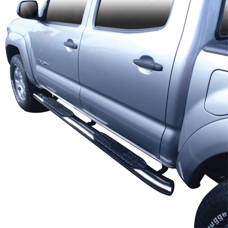 Westin 2005+ Toyota Tacoma Double Cab PRO TRAXX 5 Oval Nerf Step Bars - SS