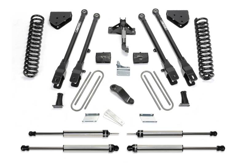 Fabtech 08-16 Ford F250/F350 4WD 4in 4Link Sys w/Coils & Dlss Shks
