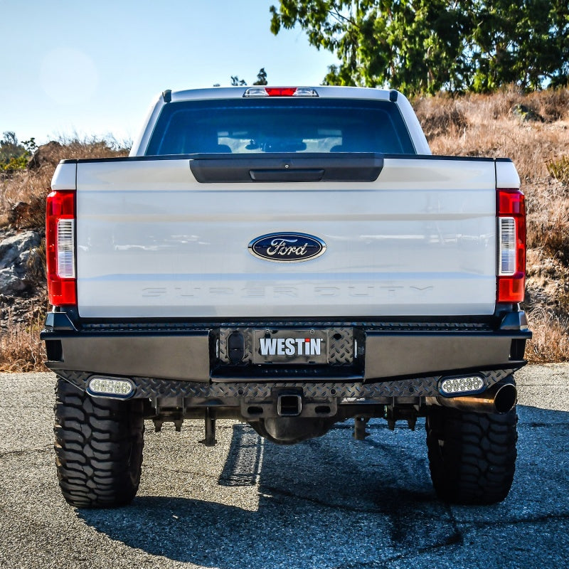 Westin 17+ Ford F-250/350 HDX Bandit Rear Bumper - Black