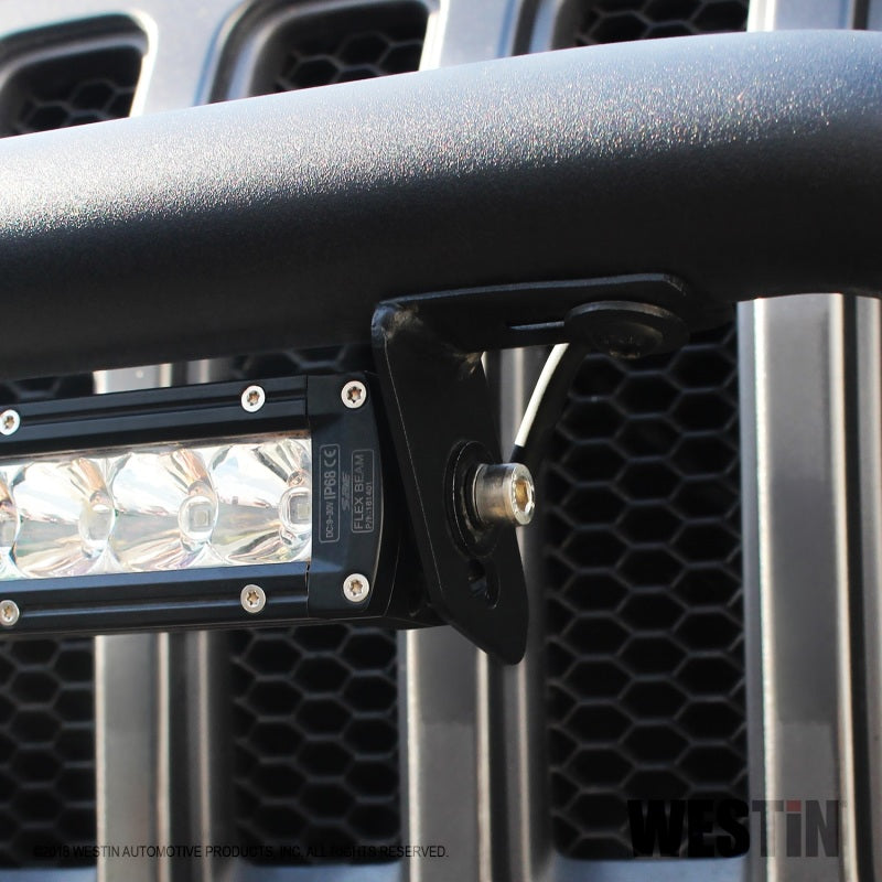 Westin 07+ Jeep Wrangler JK WJ2 Full Width Front Bumper - Tex. Blk