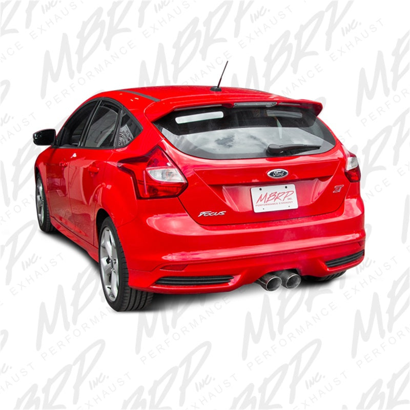 MBRP Ford Focus ST 2.0L EcoBoost Dual Center Outlet T304 3in Cat Back