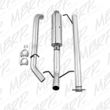 Load image into Gallery viewer, MBRP Chevrolet/GMC 1500 CC EC 6ft6in bed 4.8/5.3L 3in Cat Back Single Side AL P Series Exhaust