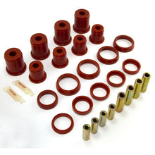 Load image into Gallery viewer, Rugged Ridge Control Arm Bushing Kit Front Red TJ 18362.03