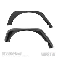 Load image into Gallery viewer, Westin Jeep Gladiator Tube Fenders - Rear - Textured Black