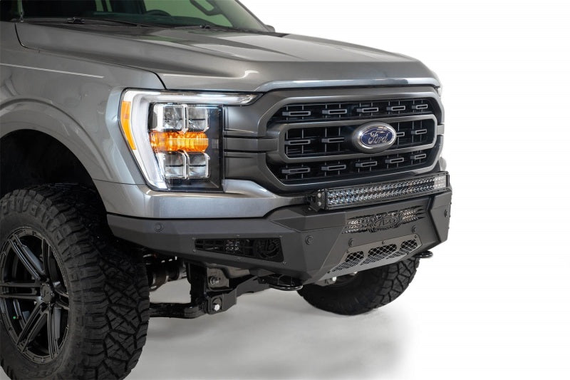 Addictive Desert Designs 2021+ Ford F-150 HoneyBadger Front Bumper w/ Top Hoop