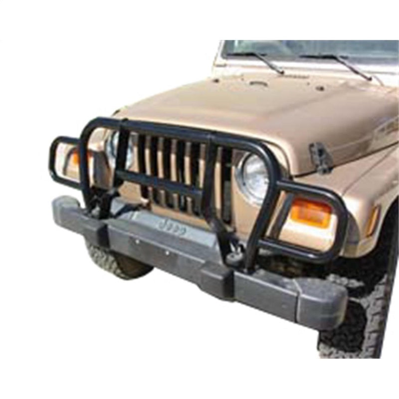 Rampage Jeep Wrangler(YJ) Headlight Euro Grill Guard - Black