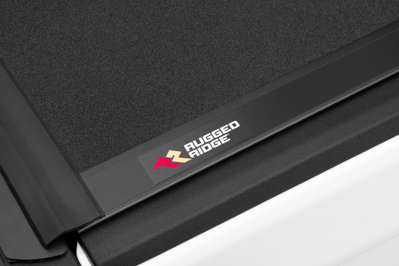 Rugged Ridge Armis Hard Folding With LINE-X Bed Cover JT