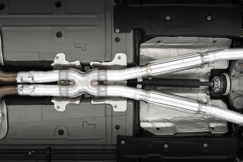 MBRP Dodge Challenger 5.7L/6.2L/6.4L Carbon Fiber Quad Tip T304 Catback Exhaust