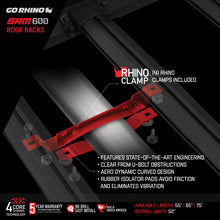 Load image into Gallery viewer, Go Rhino SRM 600 Basket Style Roof Rack 55in. - Tex. Blk