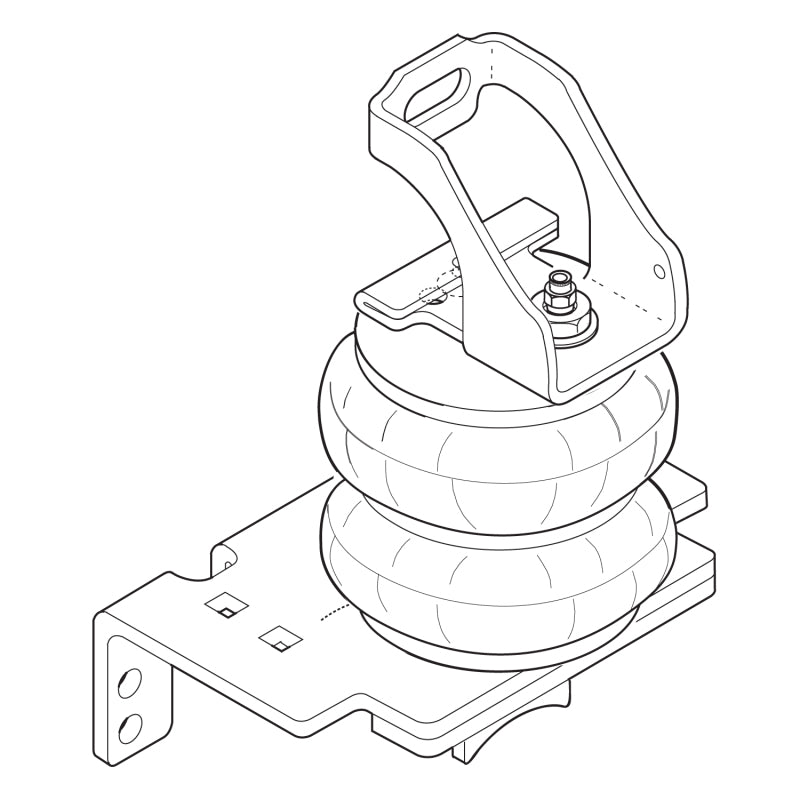 Firestone Ride-Rite Air Helper Spring Kit Rear Ford F250/F350 2WD (W217602398)