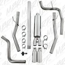 Load image into Gallery viewer, MBRP Ford F150 4.6/5.4L EC/CC-SB Cat Back Dual Split Rear