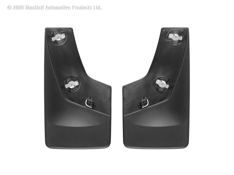 WeatherTech Chevrolet Silverado No Drill Mudflaps - Black