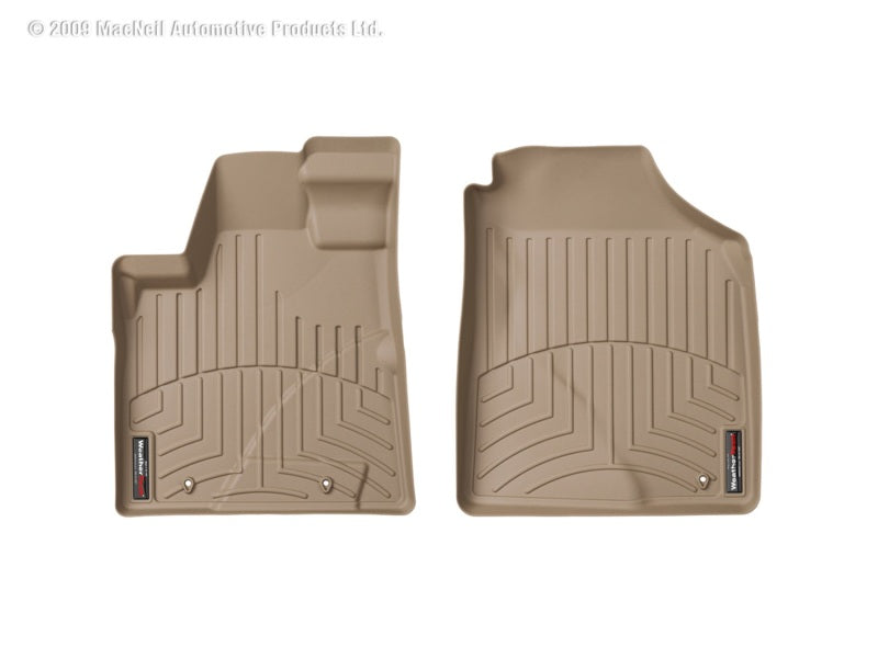 WeatherTech Honda Pilot Front FloorLiner - Tan