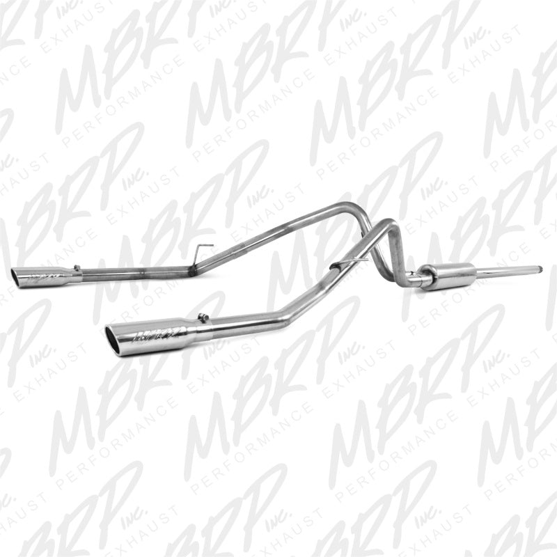 MBRP Ford F150 4.6/5.4L EC/CC-SB Cat Back Dual Split Rear