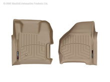 Load image into Gallery viewer, WeatherTech Ford F250/F350/F450/F550 Super Duty Regular Cab Front FloorLiner - Tan