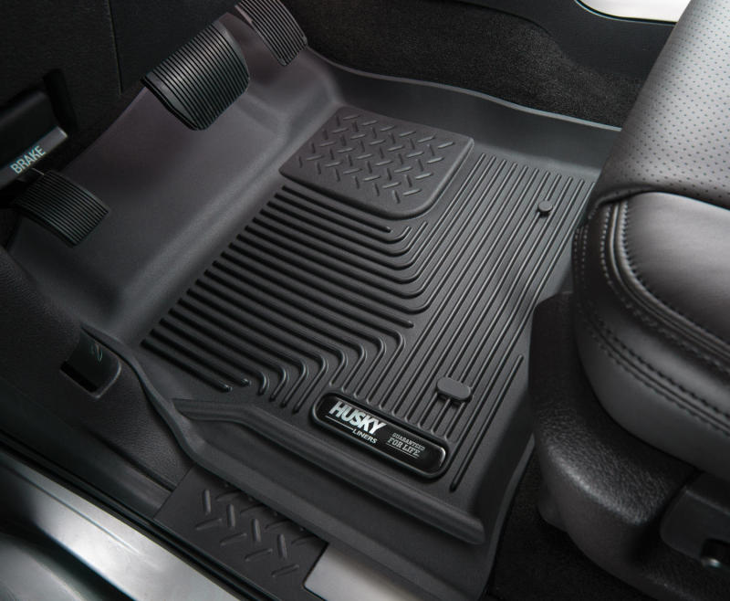 Husky Liners 15-24 Ford F-150 SuperCrew Cab X-Act Contour Black Center Hump Floor Liners