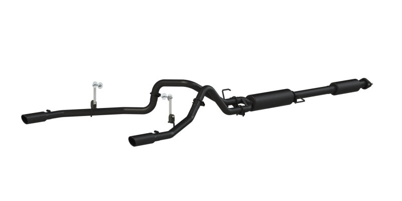 MBRP Ford F-150 5.0L 3in Cat Back Dual Split Rear Exit Black Exhaust System