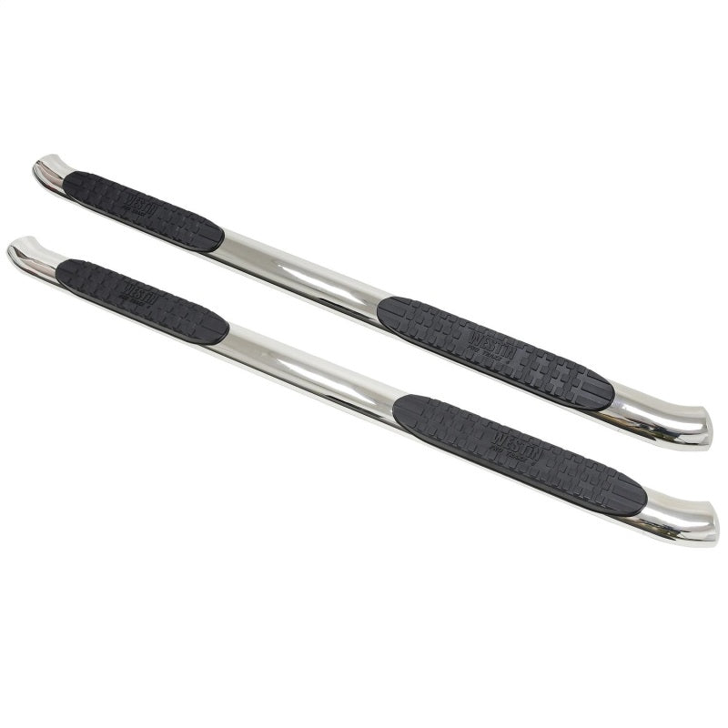 Westin 2014+ Chevy Silverado 1500 Crew Cab PRO TRAXX 4 Oval Nerf Step Bars - SS